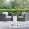 Comfort-Ready Fully Assembled Patio Chair with Plush Cushions ‚Äì Ideal for Outdoor Relaxation