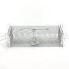 Double Door Rats Trap Cage Humane Live Rodent Dense Reticulated Trap Cage Zinc Plating Mouse Rat Control Bait Trap with 2 Detachable U-Shaped Rods
