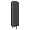 Sealy Hight Auxiliary Furniture in Melamine and 4 Shelves, Matt Gray