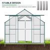 16' x 8' Aluminum Greenhouse