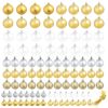 Christmas Balls 100 pcs Silver/Gold