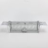 Double Door Rats Trap Cage Humane Live Rodent Dense Reticulated Trap Cage Zinc Plating Mouse Rat Control Bait Trap with 2 Detachable U-Shaped Rods