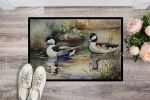 Bufflehead Doormat Front Door Mat Indoor Outdoor Rugs for Entryway, Non Slip Washable Low Pile, 24H X 36W