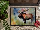 Moose Doormat Front Door Mat Indoor Outdoor Rugs for Entryway, Non Slip Washable Low Pile, 24H X 36W